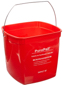Red Sanitizing Buckets